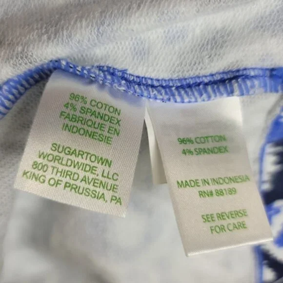 LILLY PULITZER UPF 50+ Skipper Dress Beckon Blue Oh My Cod SZ XS - Picture 6 of 6